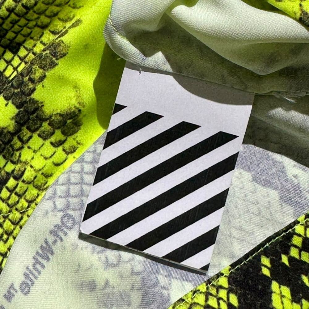 Off-White Python Snake Printed Relaxed Button Down - image 3